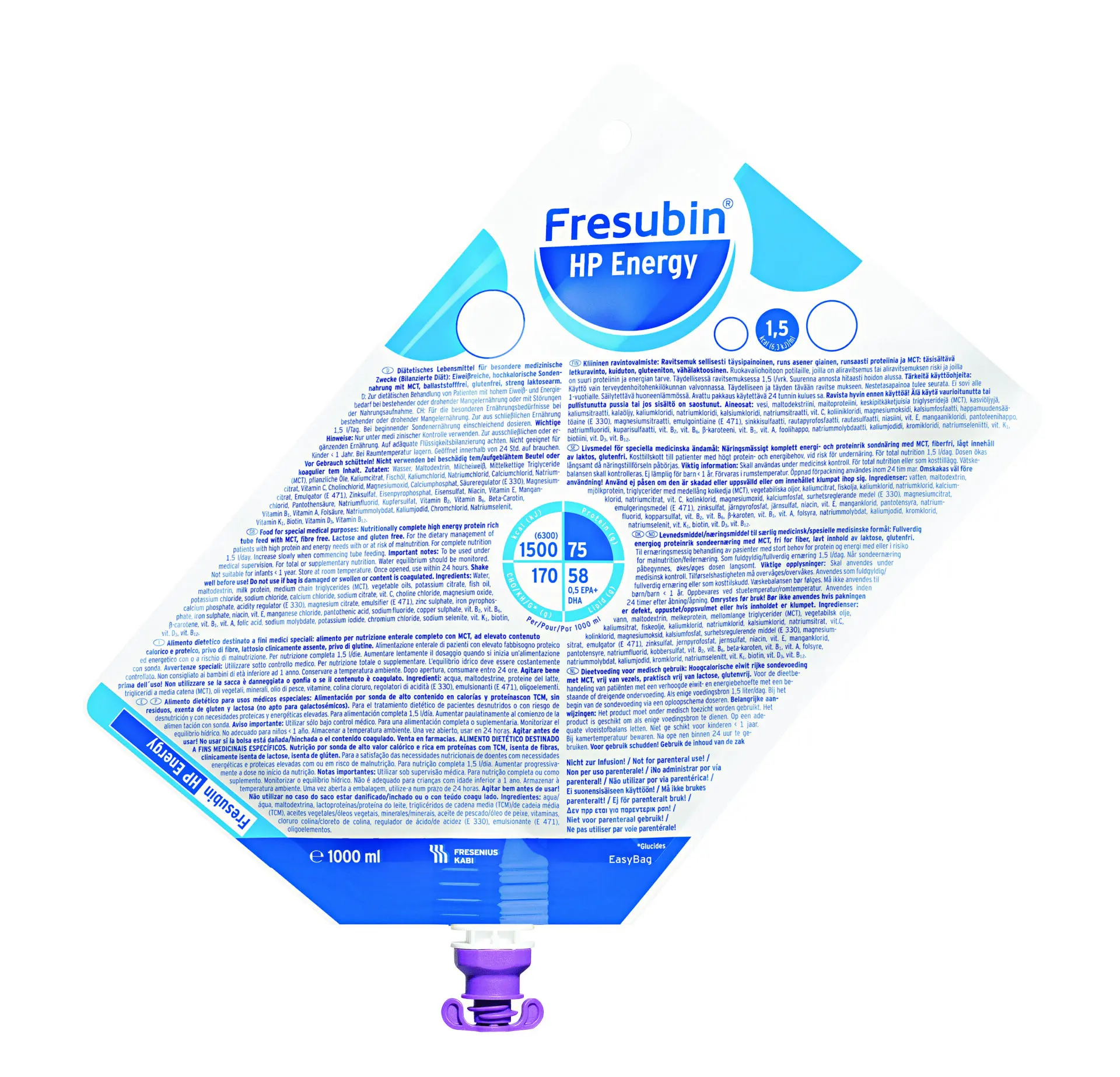FRESUBIN HP ENERGY EASYBAG 1000ML