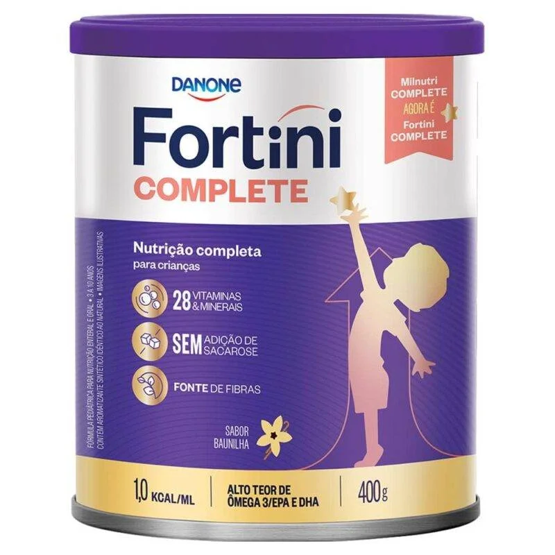 FORTINI COMPLETE 400G SABOR BAUNILHA