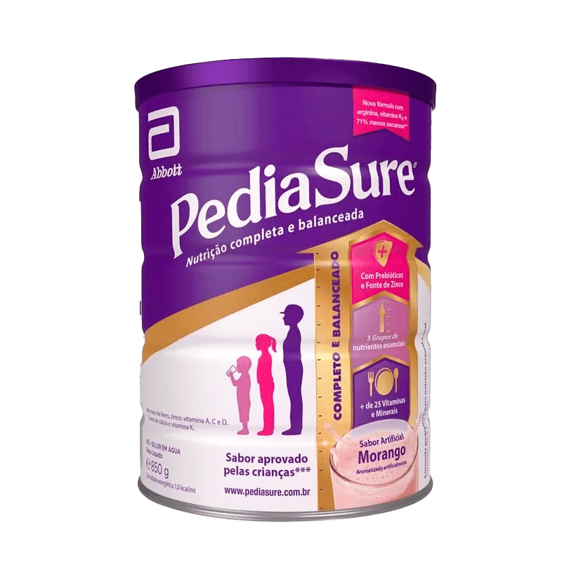 PEDIASURE 850G SABOR MORANGO