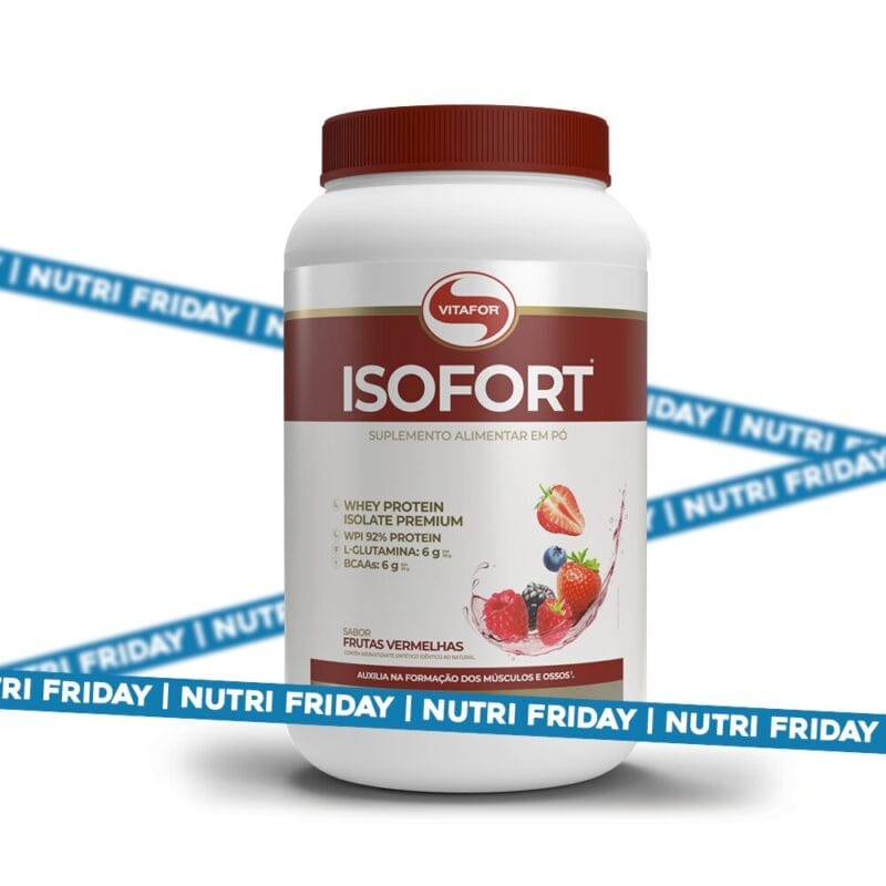 ISOFORT 900G FRUTAS VERMELHAS